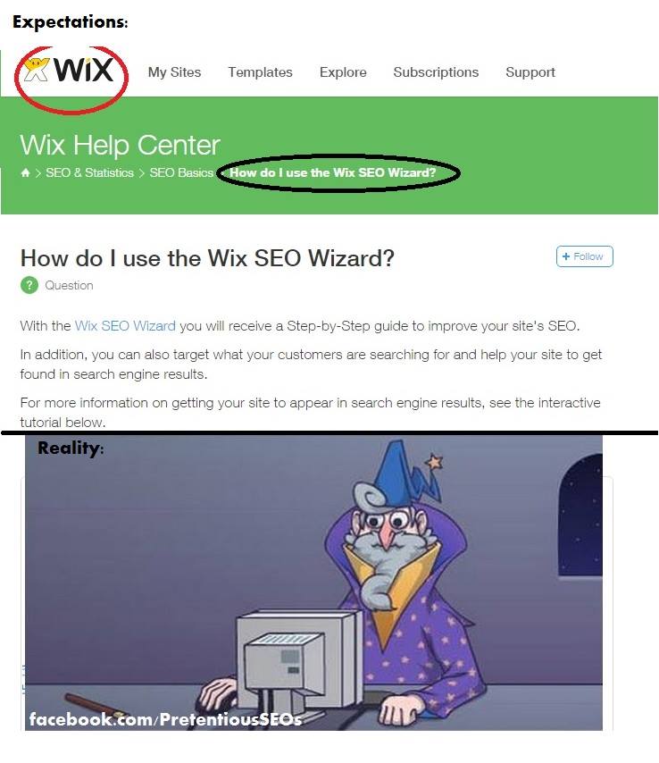 איך לקדם אתרי wix?